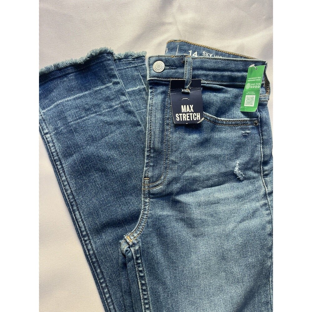 Sky High Skinny Jeans Gap Teen Girls Size 14 Max Stretch